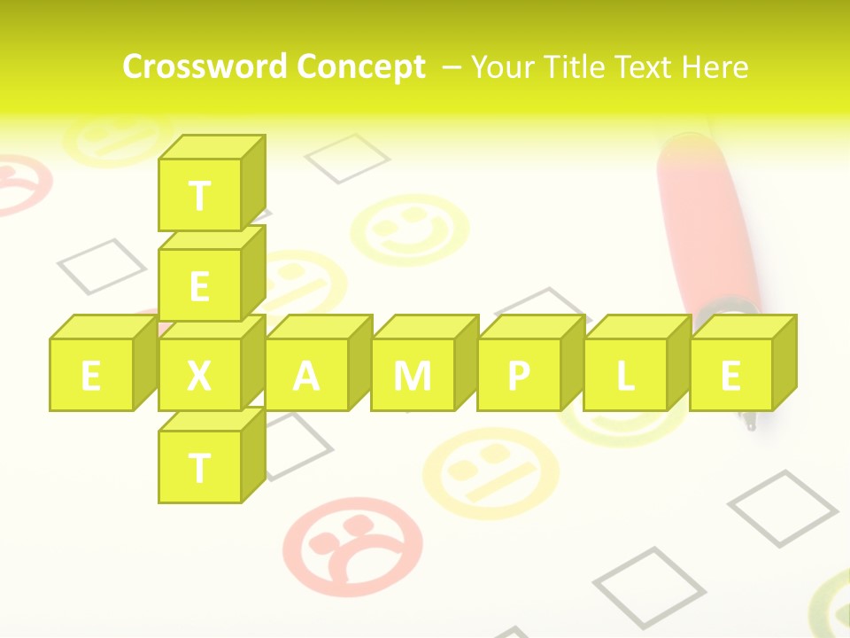 Success Exam Vote PowerPoint Template