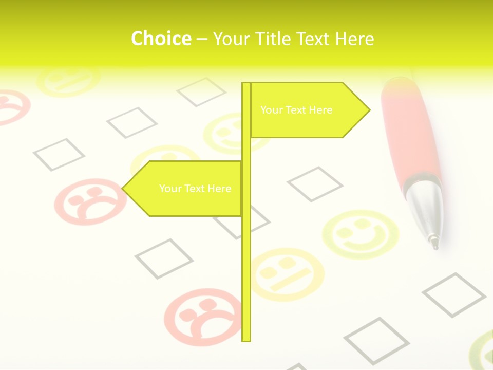 Success Exam Vote PowerPoint Template