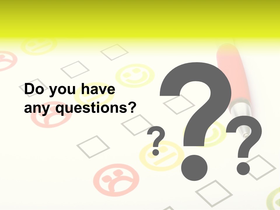 Success Exam Vote PowerPoint Template