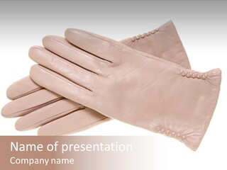 Texture Protection Clothing PowerPoint Template