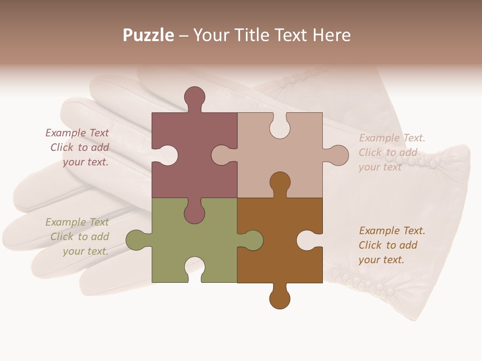 Texture Protection Clothing PowerPoint Template