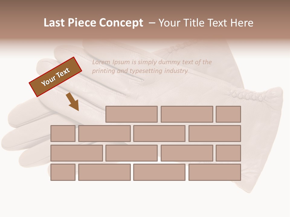 Texture Protection Clothing PowerPoint Template