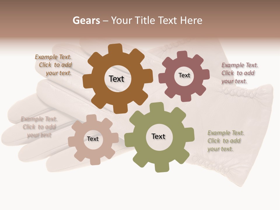 Texture Protection Clothing PowerPoint Template