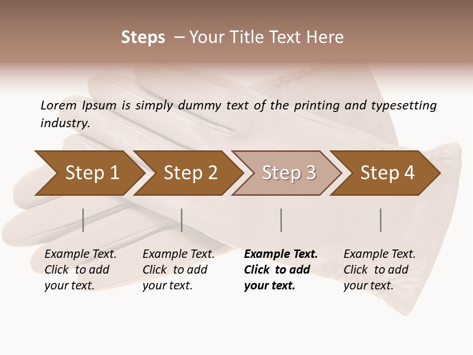 Texture Protection Clothing PowerPoint Template