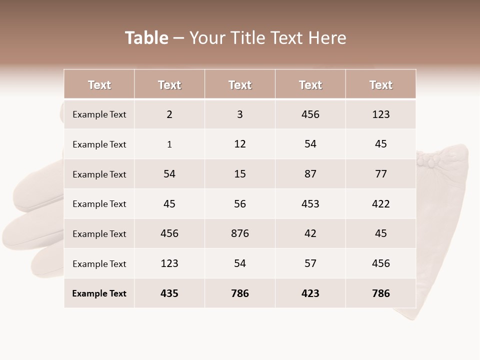 Texture Protection Clothing PowerPoint Template