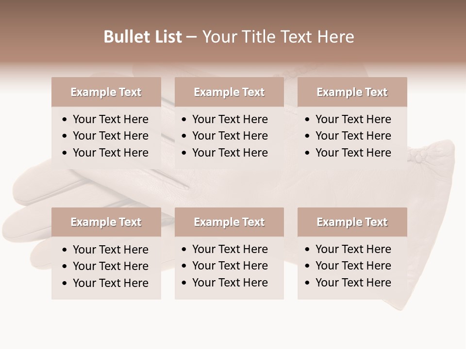 Texture Protection Clothing PowerPoint Template