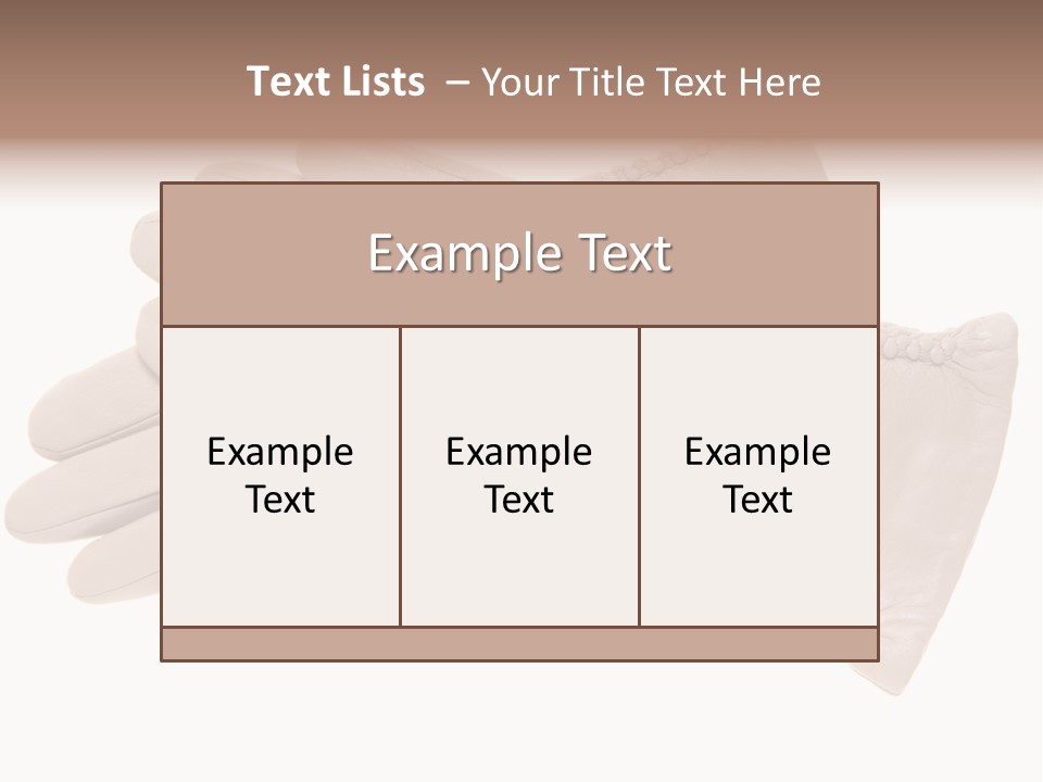 Texture Protection Clothing PowerPoint Template