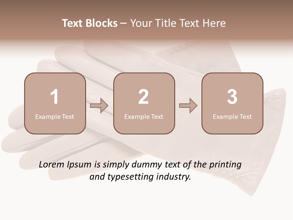 Texture Protection Clothing PowerPoint Template