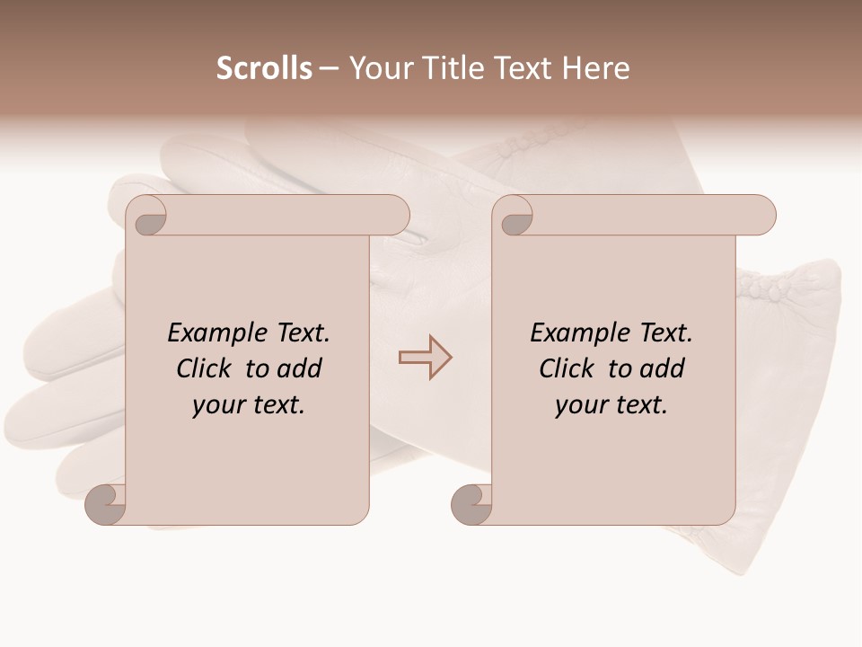 Texture Protection Clothing PowerPoint Template