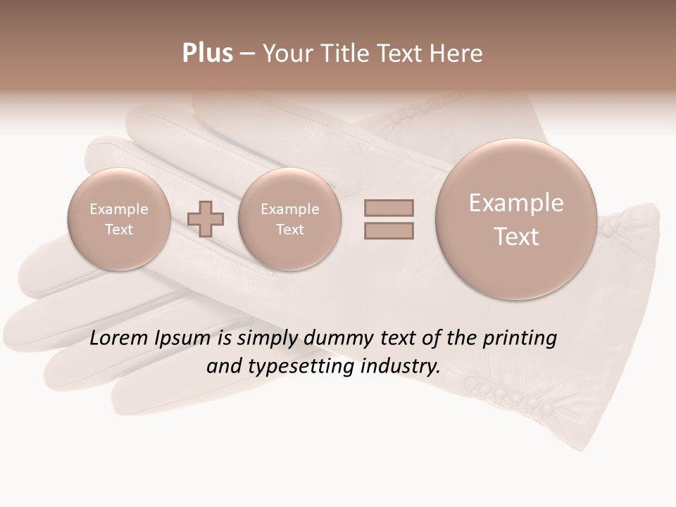 Texture Protection Clothing PowerPoint Template