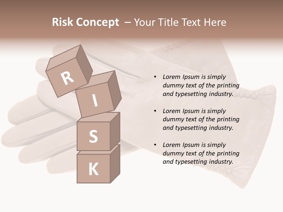 Texture Protection Clothing PowerPoint Template