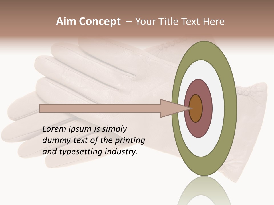 Texture Protection Clothing PowerPoint Template