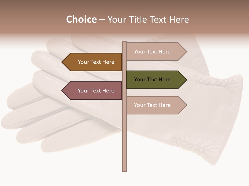 Texture Protection Clothing PowerPoint Template