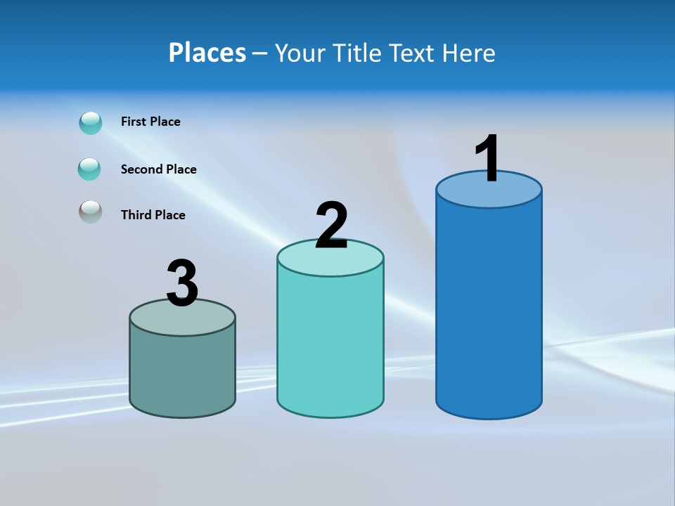 White Color Wave PowerPoint Template