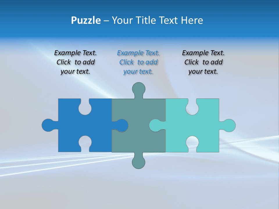 White Color Wave PowerPoint Template