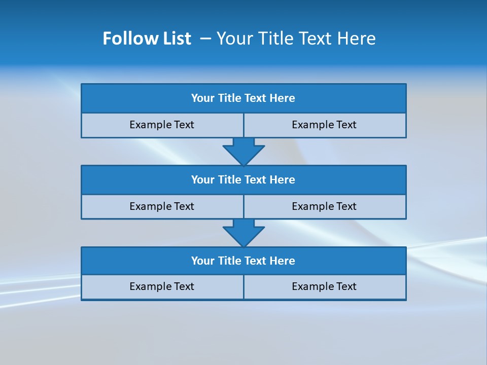 White Color Wave PowerPoint Template