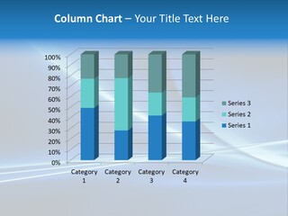 White Color Wave PowerPoint Template