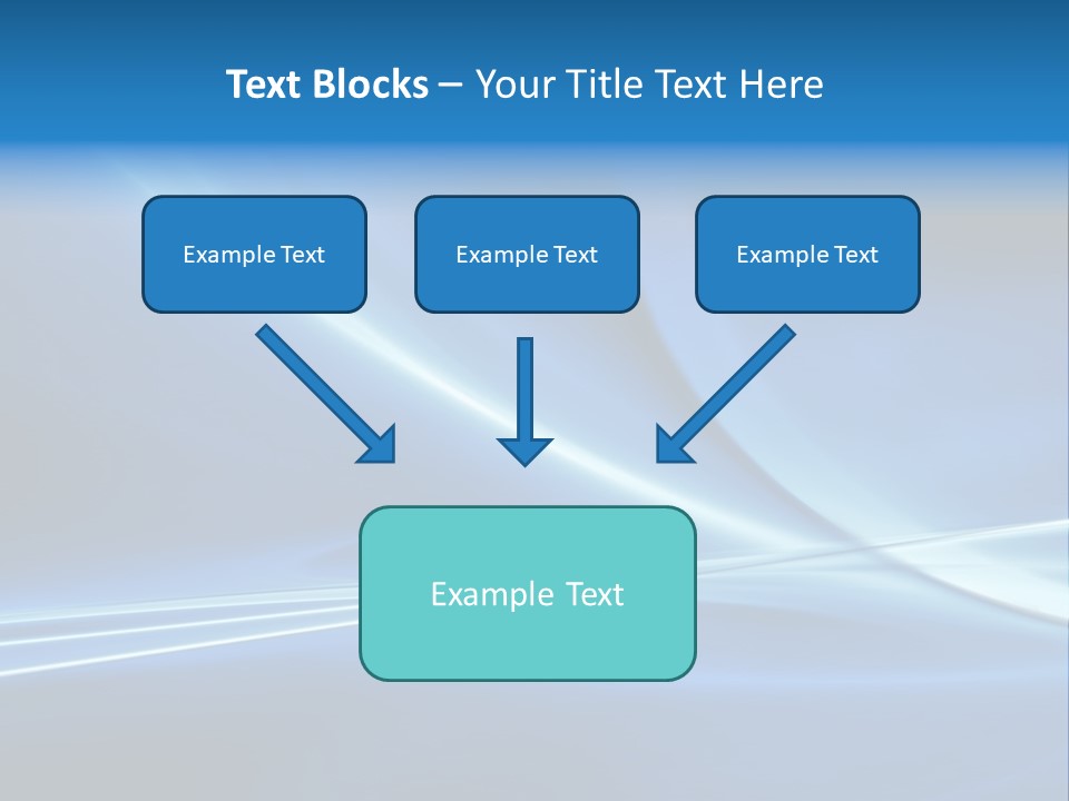 White Color Wave PowerPoint Template