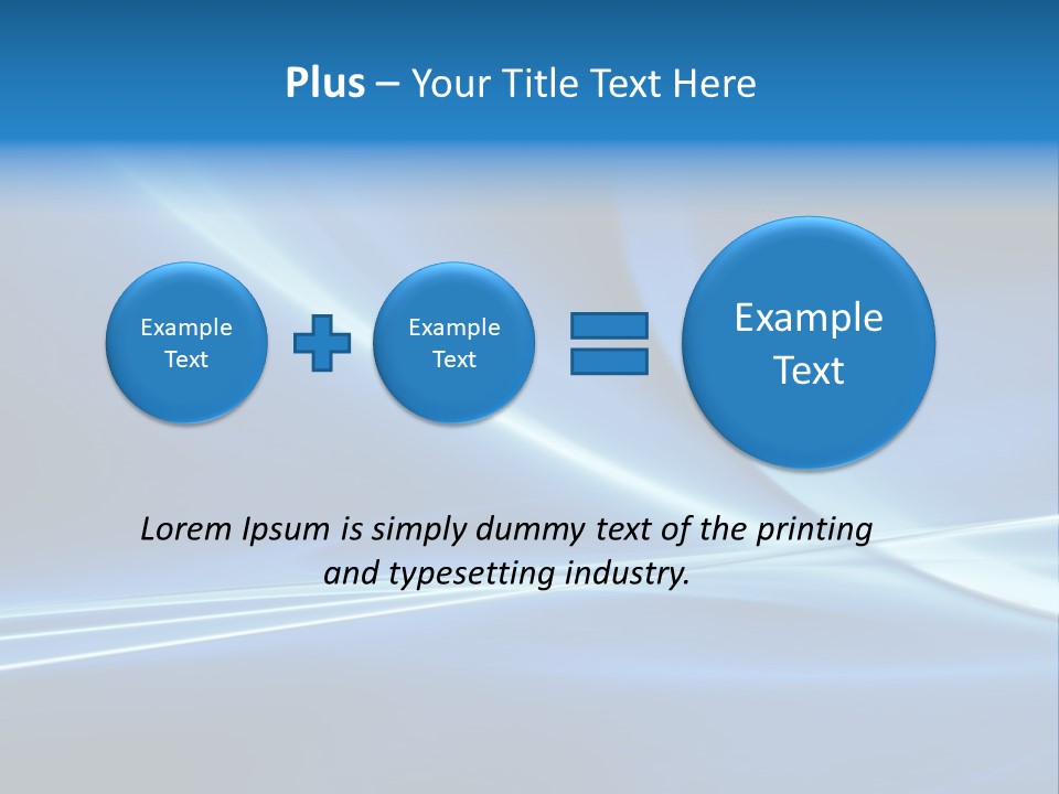 White Color Wave PowerPoint Template
