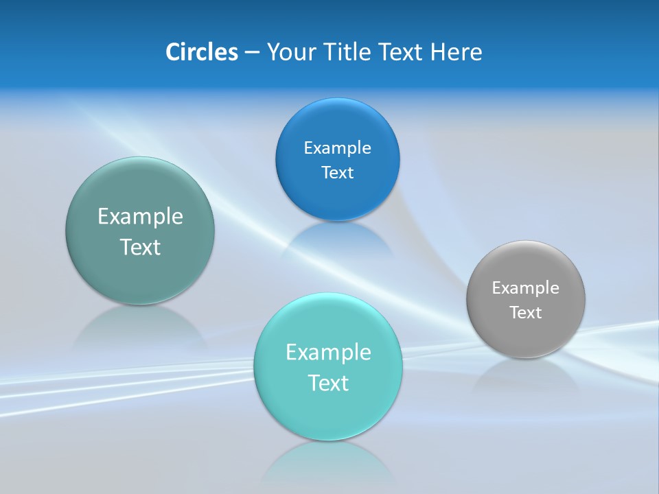 White Color Wave PowerPoint Template