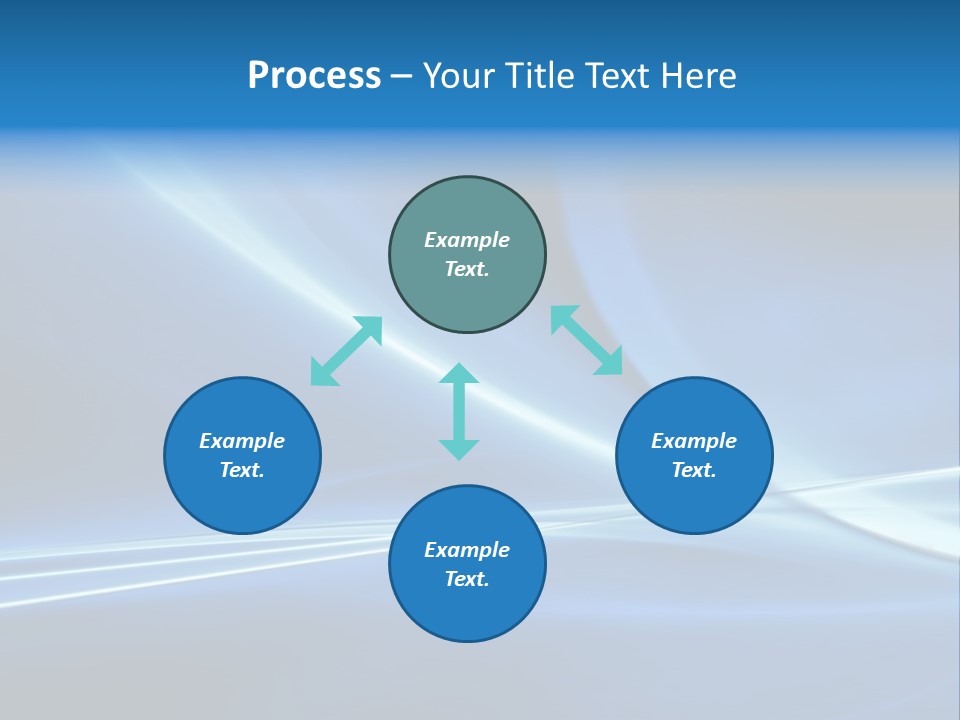 White Color Wave PowerPoint Template