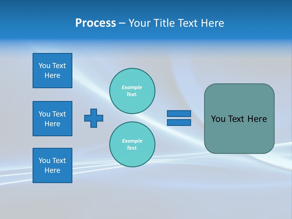 White Color Wave PowerPoint Template