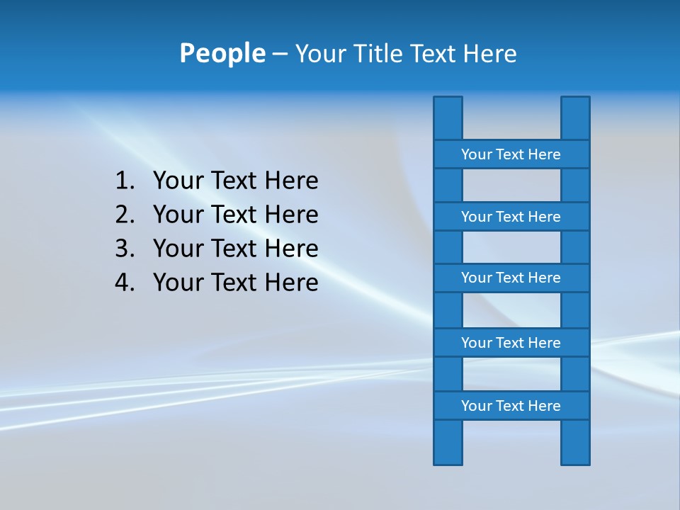 White Color Wave PowerPoint Template