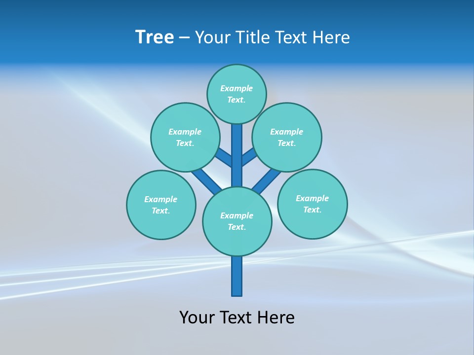 White Color Wave PowerPoint Template