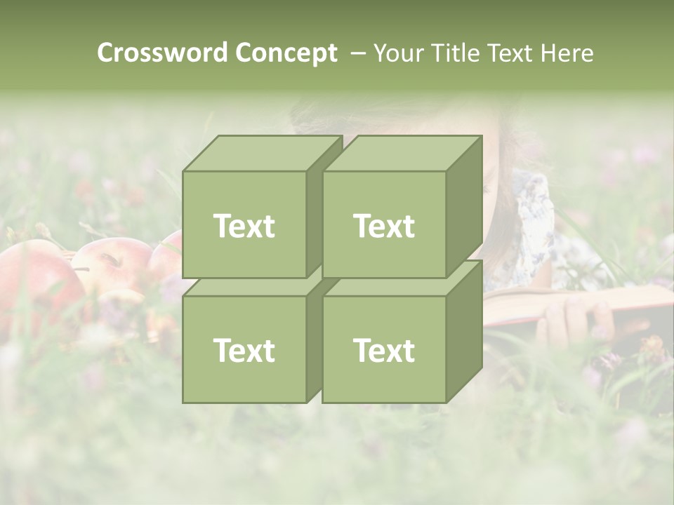 Lying Grass Green PowerPoint Template