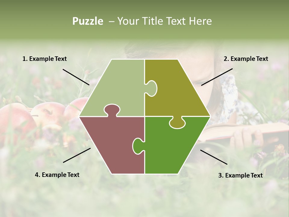 Lying Grass Green PowerPoint Template