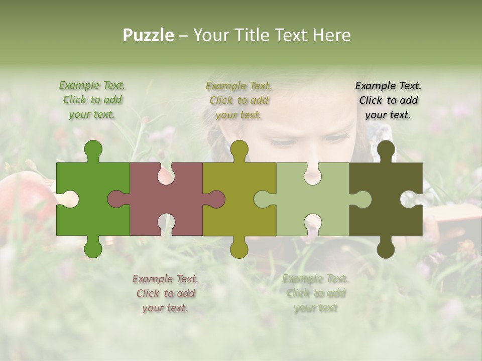 Lying Grass Green PowerPoint Template