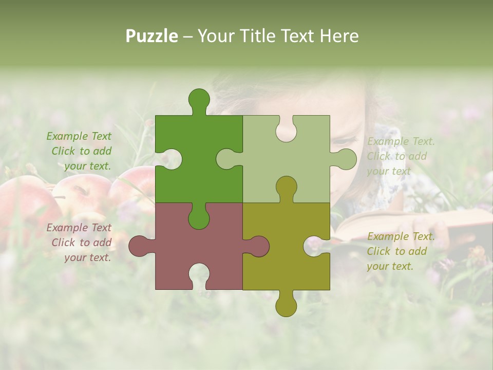 Lying Grass Green PowerPoint Template