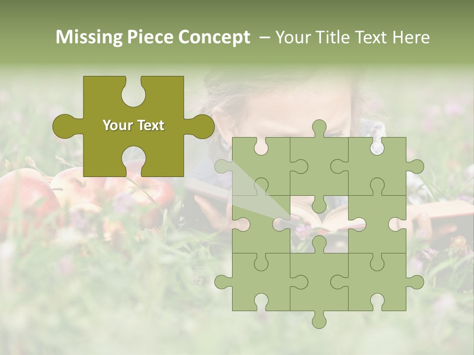 Lying Grass Green PowerPoint Template