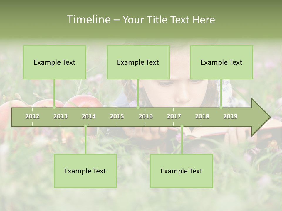 Lying Grass Green PowerPoint Template
