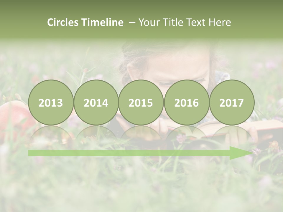 Lying Grass Green PowerPoint Template