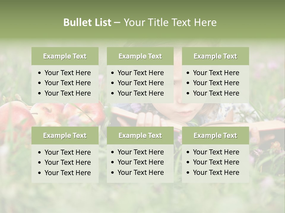 Lying Grass Green PowerPoint Template