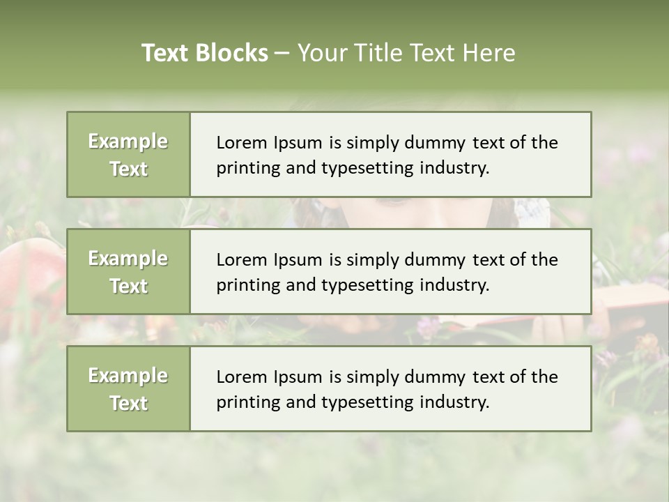 Lying Grass Green PowerPoint Template