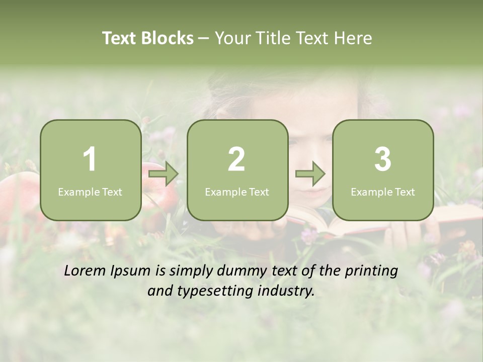 Lying Grass Green PowerPoint Template