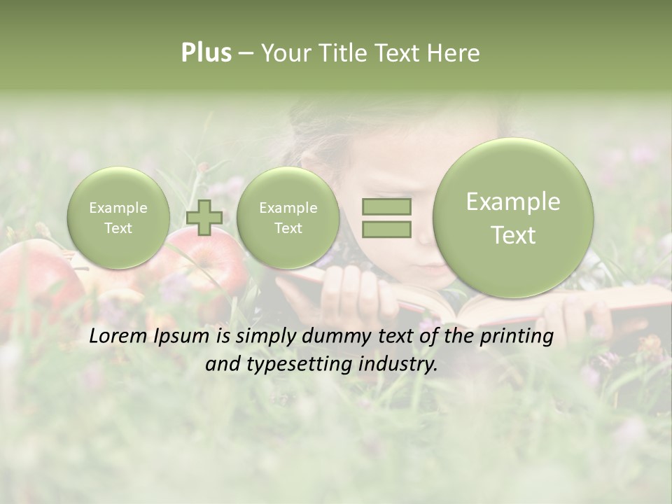 Lying Grass Green PowerPoint Template