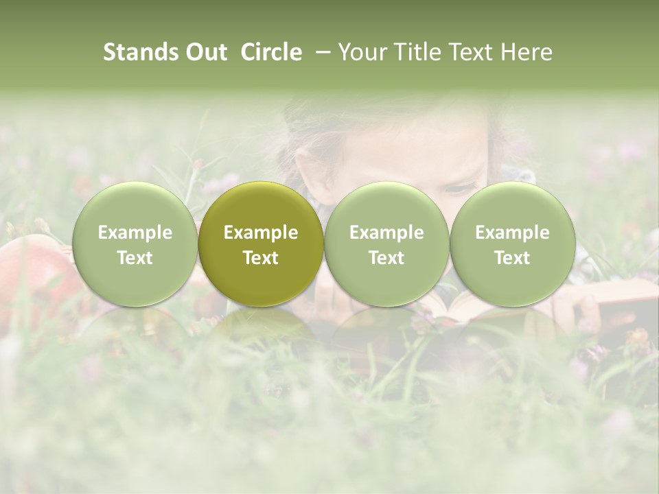 Lying Grass Green PowerPoint Template