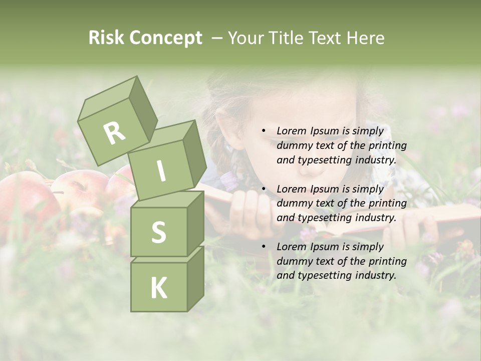 Lying Grass Green PowerPoint Template