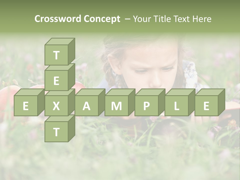 Lying Grass Green PowerPoint Template