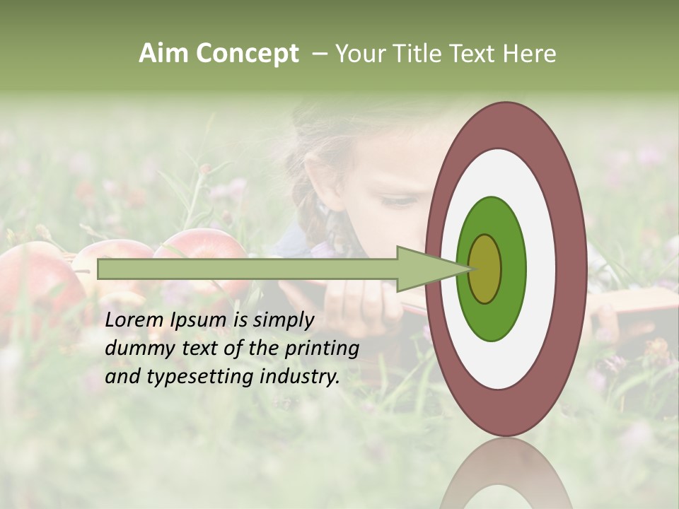 Lying Grass Green PowerPoint Template