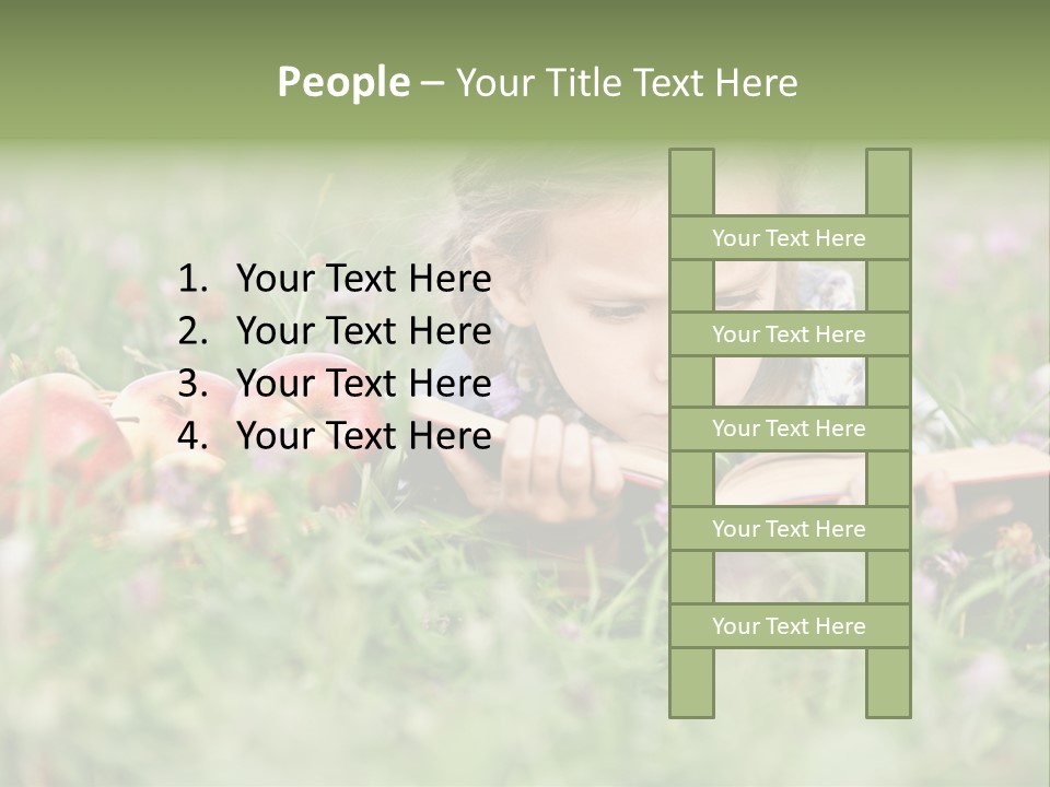 Lying Grass Green PowerPoint Template