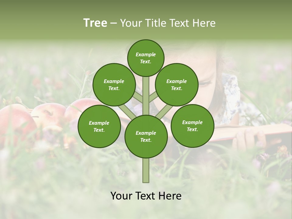 Lying Grass Green PowerPoint Template