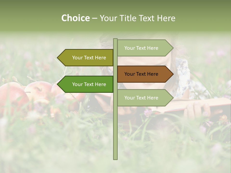 Lying Grass Green PowerPoint Template