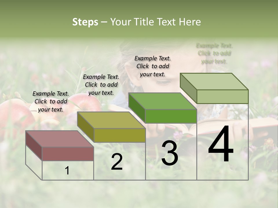 Lying Grass Green PowerPoint Template