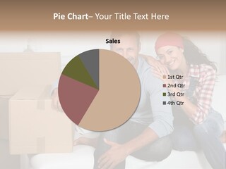 Couple Smiling Loan PowerPoint Template