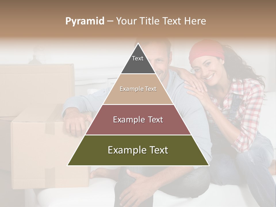 Couple Smiling Loan PowerPoint Template