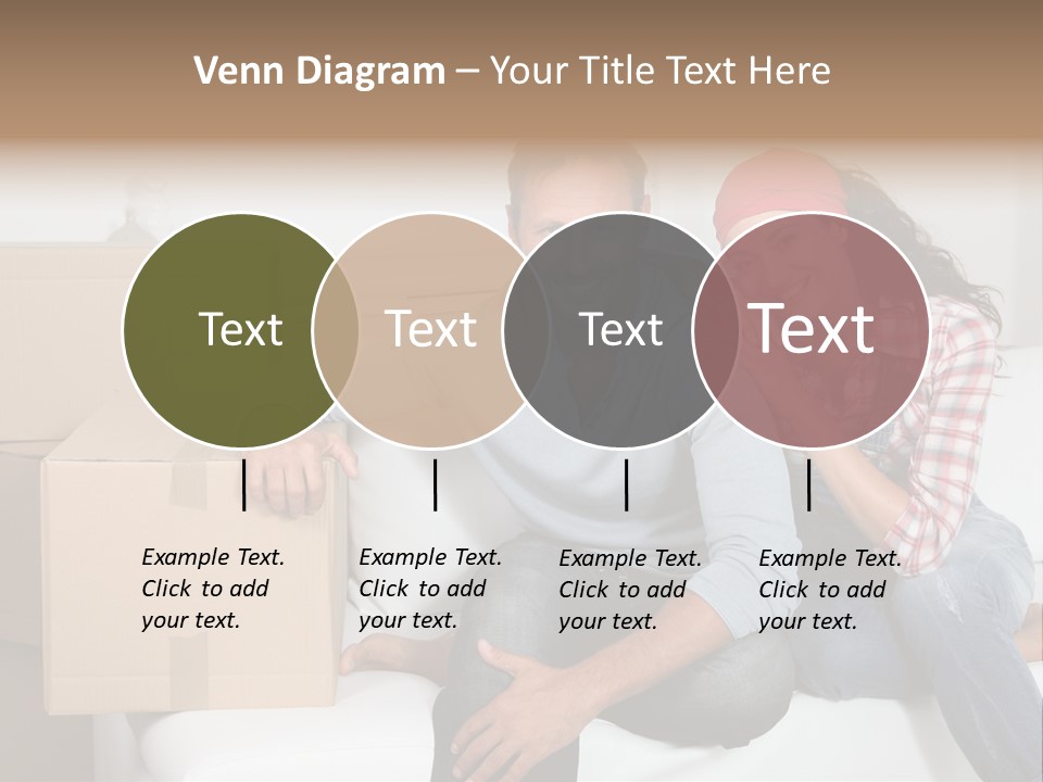 Couple Smiling Loan PowerPoint Template
